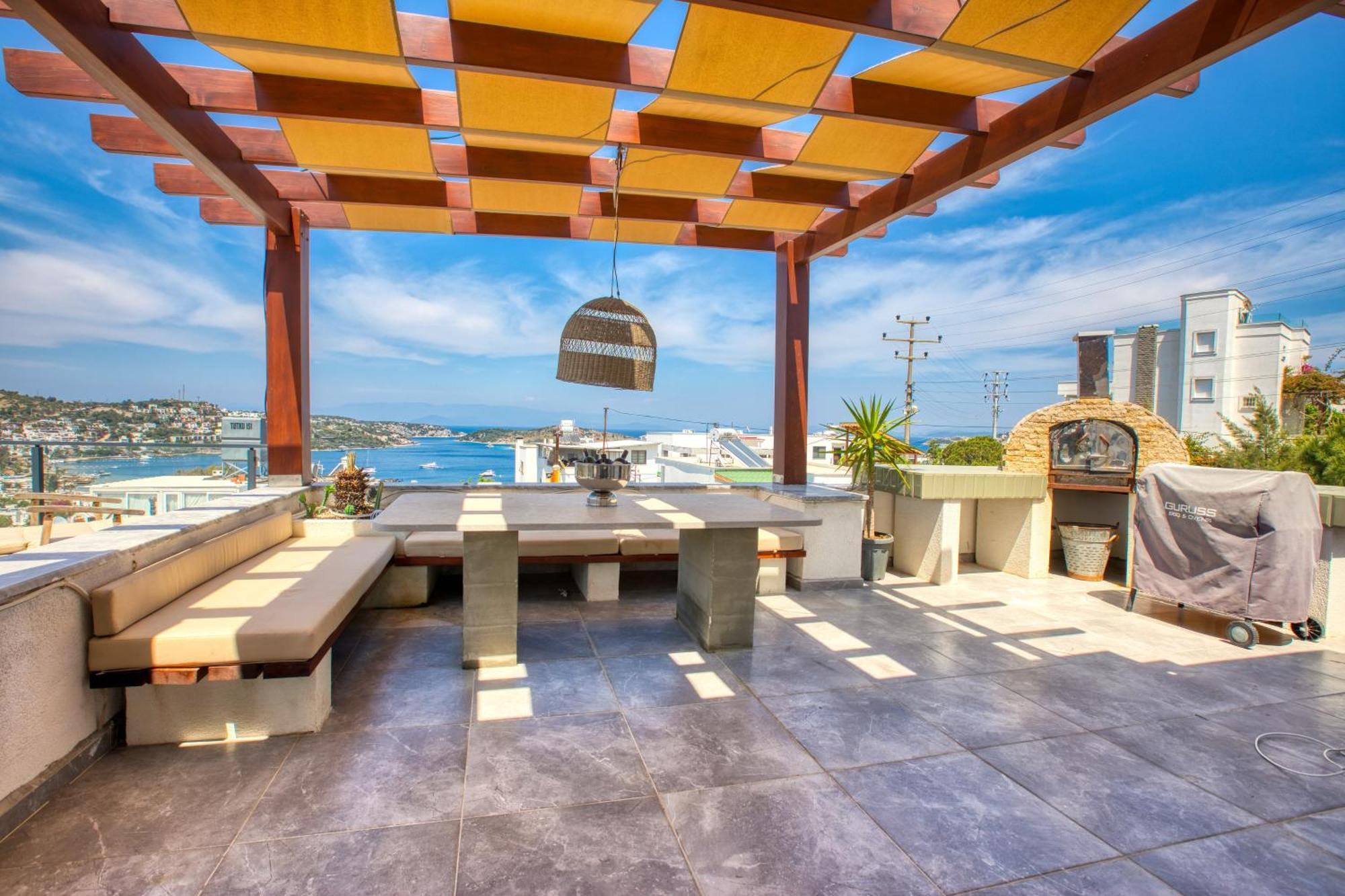 Vilă Turkbuku Luxury Seaview Dublex Wpool & Terrace